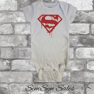 Superman Unisex Baby Onesie Onepiece Bodysuit 0-3 Months